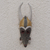 African wood mask, 'Traditional Antelope' - African Sese Wood Antelope Mask Crafted in Ghana (image 2) thumbail