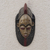 African wood mask, 'Flamingo Culture' - African Sese Wood Flamingo Mask Crafted in Ghana (image 2) thumbail