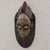 African wood mask, 'Flamingo Culture' - African Sese Wood Flamingo Mask Crafted in Ghana (image 2b) thumbail