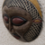 African wood mask, 'Ndokutsu Blessing' - African Ewe Sese Wood Mask Crafted in Ghana