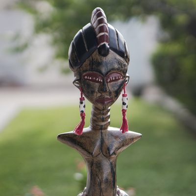 Muñeca de fertilidad de madera - Muñeca de Fertilidad de Madera de Sesé Tallada a Mano con Forma Femenina