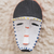 African wood mini mask, 'Water Spirit' - Hand Carved and Hand Painted Sese Wood Mini Mask from Ghana (image 2) thumbail