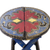 Mesa plegable de madera y aluminio - Mesa plegable artesanal de madera de sesé flamenco azul