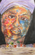 'African Heritage II' - Pintura acrílica expresionista estirada firmada de Ghana