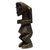 Wood sculpture, 'Agorkoli' - Original Wood Sculpture of Peaceful Ewe King