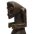 Wood sculpture, 'Agorkoli' - Original Wood Sculpture of Peaceful Ewe King