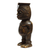 Escultura de madera - Proyecto de paz mundial Escultura de madera del dios ghanés Akiligo