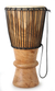 Bougarabu-Trommel aus Holz, 'Collar' - Bougarabu-Trommel aus Holz