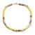 Recycled glass beaded necklace, 'Selah' - Recycled Glass Beaded Necklace Handcrafted in Ghana