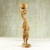 Ebony sculpture, 'Carrier Woman' - Handcrafted Cultural Wood Sculpture (image 2) thumbail