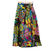 Cotton patchwork peasant skirt, 'Asasaa' - Traditional Ghanaian Cotton Patchwork Peasant Long Skirt