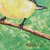 'Warbler' - Impressionistische Vogelmalerei aus Acryl in Gelb- und Grüntönen