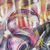 'Rhythm Makers' (2022) - Unstretched Acrylic Cubist Painting in Warm Color Scheme (image 2b) thumbail