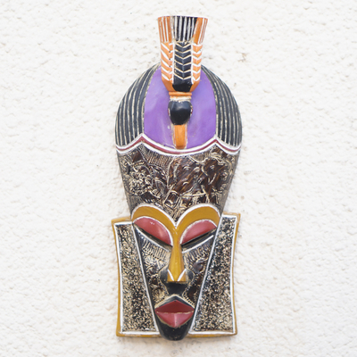 African wood mask, Anabiah