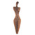 Fiberglass wall sculpture, 'Passionate Beauty II' - Female Form Abstract Fiberglass Wall Sculpture from Ghana