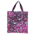 Batik cotton tote bag, 'Vibrant Alua' - Purple and Blue Batik Cotton Tote Bag with Splatter Pattern