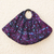 Batik cotton hobo bag, 'Vibrant Nuse' - Handmade Batik Cotton Hobo Bag with Vibrant Splatter Motifs