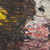 Zeit allein – Abstrakte expressionistische Acrylmalerei in Rot und Braun