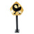 Dried calabash statuette, 'Sankofa Altar' - Dried Calabash Gourd Statuette with Sankofa Bird Adinkra