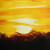 'African Sun' - Unstretched Impressionist Acrylic Landscape Painting