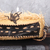 Bolso bandolera de rafia con detalles de piel - Bolso bandolera de rafia redondo tejido a mano con detalles en cuero