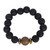 Pulsera colgante elástica con cuentas de vidrio reciclado - Pulsera Colgante Elástica Con Cuentas De Vidrio Reciclado Ecológica