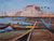 'Elmina Castle' (2022) - Pintura marina acrílica impresionista firmada de Ghana