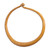 Braided leather necklace, 'Mpusia in Yellow' - Handcrafted Braided Leather Necklace in Yellow from Ghana
