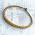 Braided leather necklace, 'Mpusia in Yellow' - Handcrafted Braided Leather Necklace in Yellow from Ghana