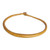 Braided leather necklace, 'Mpusia in Yellow' - Handcrafted Braided Leather Necklace in Yellow from Ghana