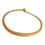 Braided leather necklace, 'Mpusia in Yellow' - Handcrafted Braided Leather Necklace in Yellow from Ghana