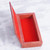 Leather and wood jewelry box, 'New Grandeur' - Traditional Handcrafted Leather and Sese Wood Jewelry Box