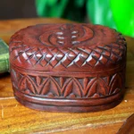 Wood jewelry box, 'My Girl Friday' - Hand Crafted Wood Jewelry Box