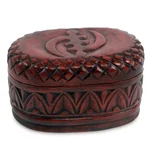 Wood jewelry box, 'My Girl Friday' - Hand Crafted Wood Jewelry Box