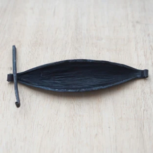 Iron atoke, 'Small Banana Bell' - Handmade Forged Iron Musical Instrument Atoke or Banana Bell