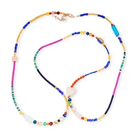 Recycled glass waist beads, 'Imperial Charm' - Colorful Handmade Recycled Glass Waist Beads or Belly Chain