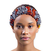 Cotton headband, 'Trendy Traditions' - Ruffled Bohemian Handcrafted Cotton Headband and Bandana