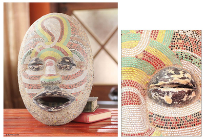 Afrikanische Maske aus kongolesischem Holz - Afrikanische Maske aus kongolesischem Holz