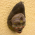 Congolese wood African mask, 'Kindly River Goddess' - Congo Zaire Wood Mask (image 2b) thumbail