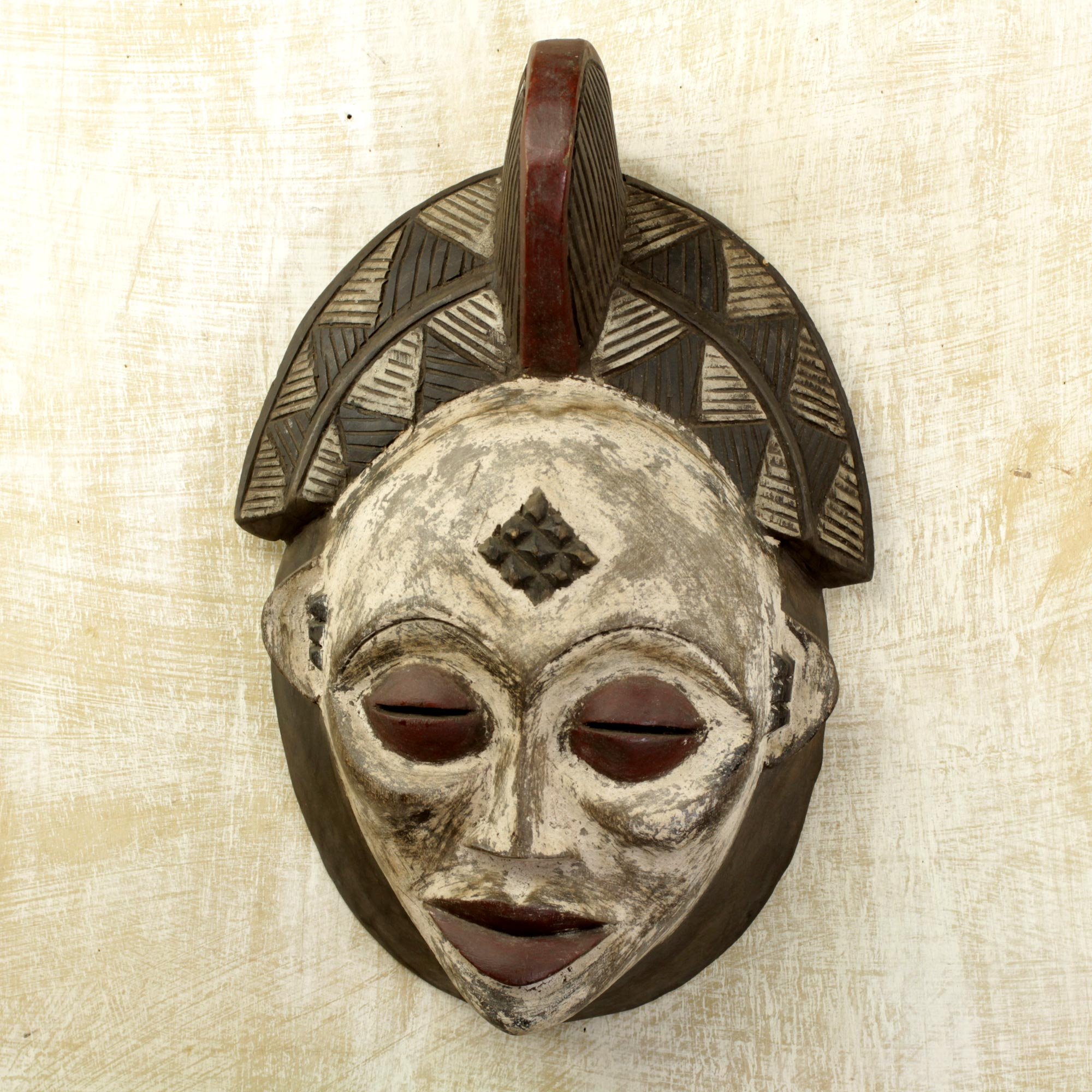 UNICEF Market | Gabonese Africa wood mask - Spirit Guide