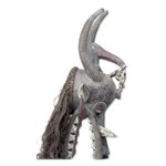 Senufo Kponyugo Mask, 'Firespitter' - African Senufo Style Hand Carved Wood Mask