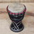 Wood mini-djembe drum, 'Gallant Authority' - Wood Mini Djembe Drum (image 2) thumbail