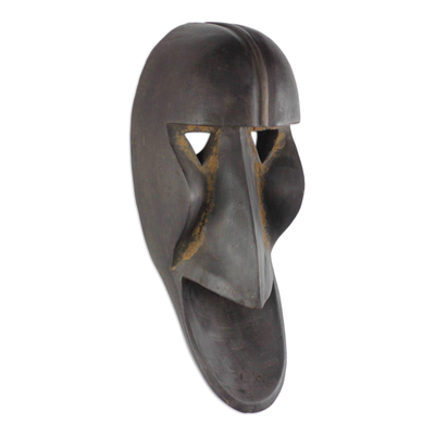 Afrikanische Stammesmaske aus Holz - Handgeschnitzte Holzmaske