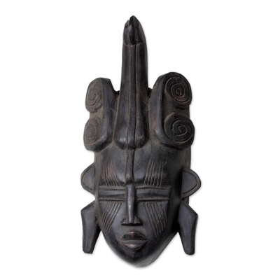 Artisan Crafted Ivory Coast Wood Mask