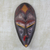 Afrikanische Maske aus Hausa-Holz - Geschnitzte afrikanische Maske