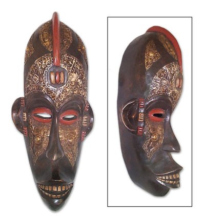 Akan wood mask