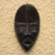 Máscara de madera Dan, 'Dan Mediator' - Máscara de pared de madera hecha a mano