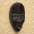 Máscara de madera Dan, 'Dan Mediator' - Máscara de pared de madera hecha a mano