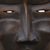 Dan wood mask, 'Dan Mediator' - Hand Crafted Wood Wall Mask (image 2d) thumbail