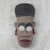 Máscara de madera Ashanti - Máscara de madera tallada a mano de África